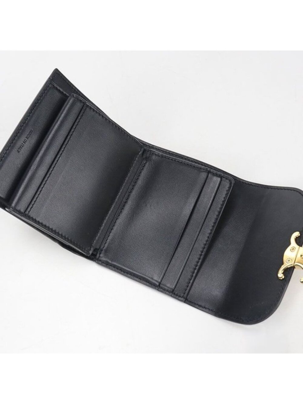 Celine Small Flap Wallet Triomphe Trifold Calf - Picture 3 of 9